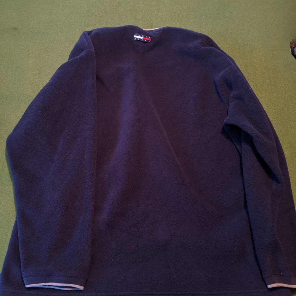 Vintage Tommy Hilfiger Fleece Sweater Pullover XL